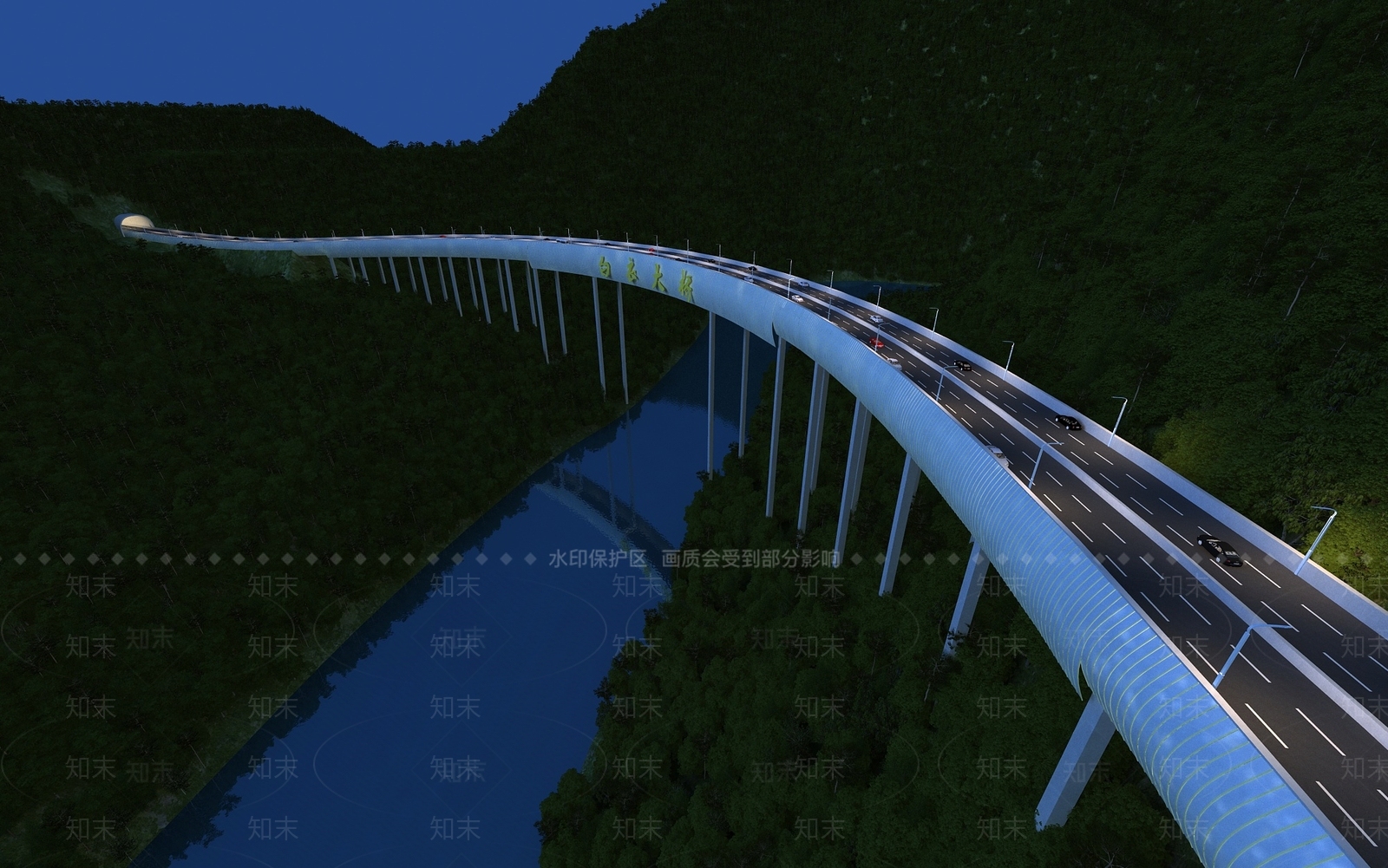现代鸟瞰规划3D模型下载【ID:1178412103】