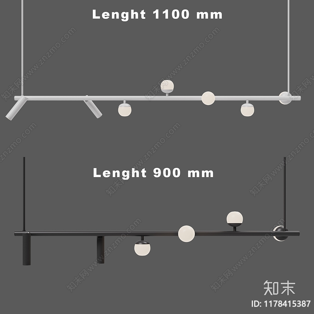 吊灯3D模型下载【ID:1178415387】