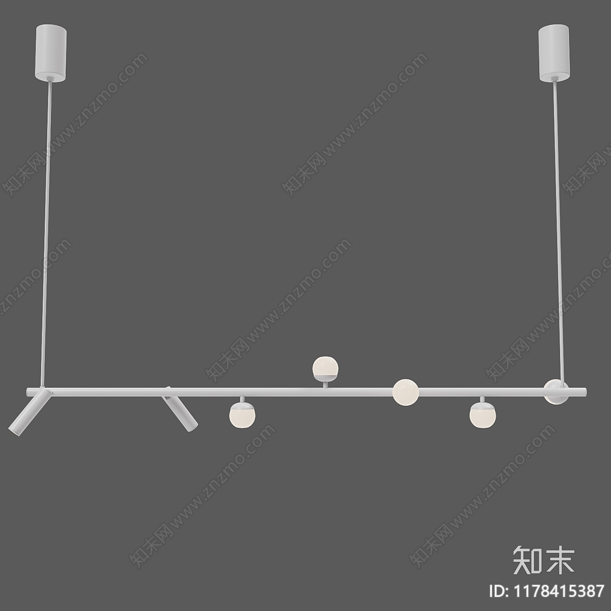 吊灯3D模型下载【ID:1178415387】