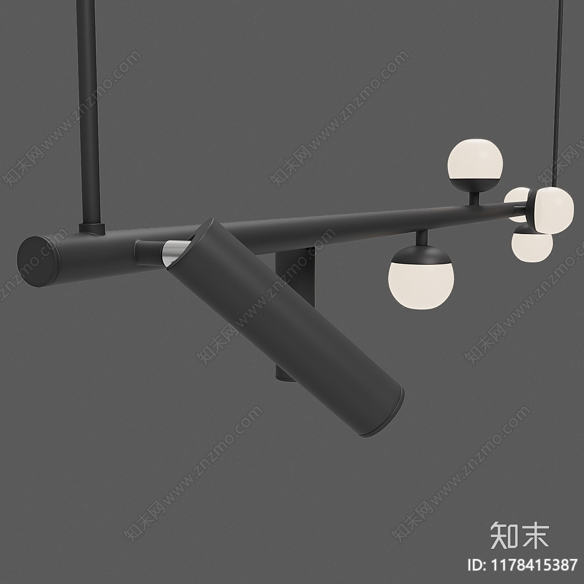 吊灯3D模型下载【ID:1178415387】