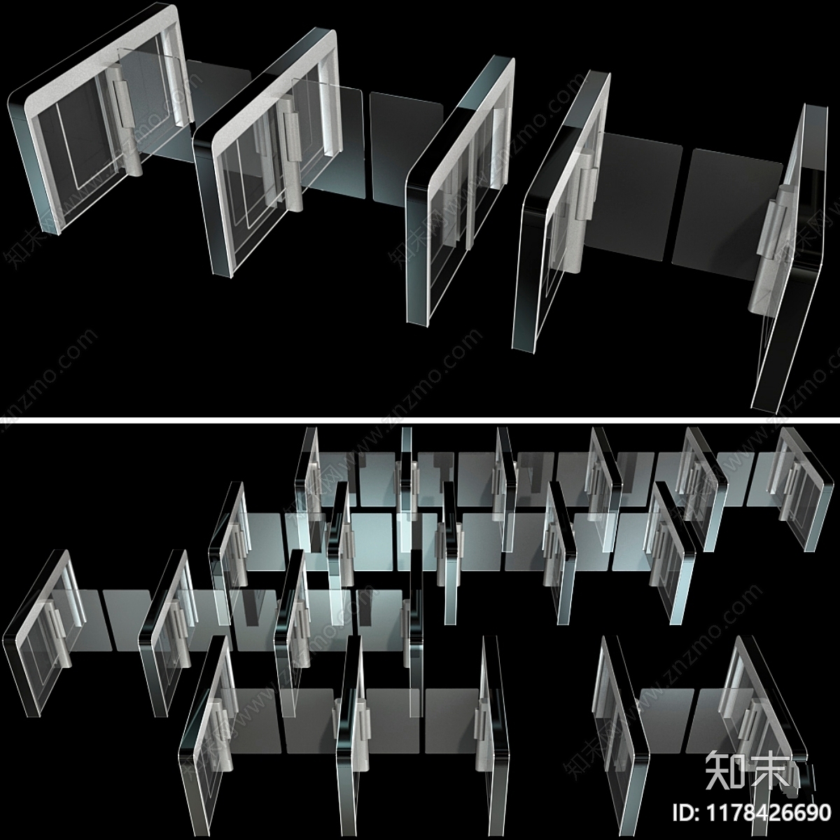 摆件组合3D模型下载【ID:1178426690】