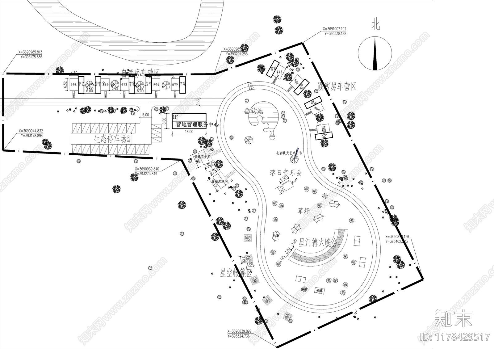 现代帐篷施工图下载【ID:1178429517】