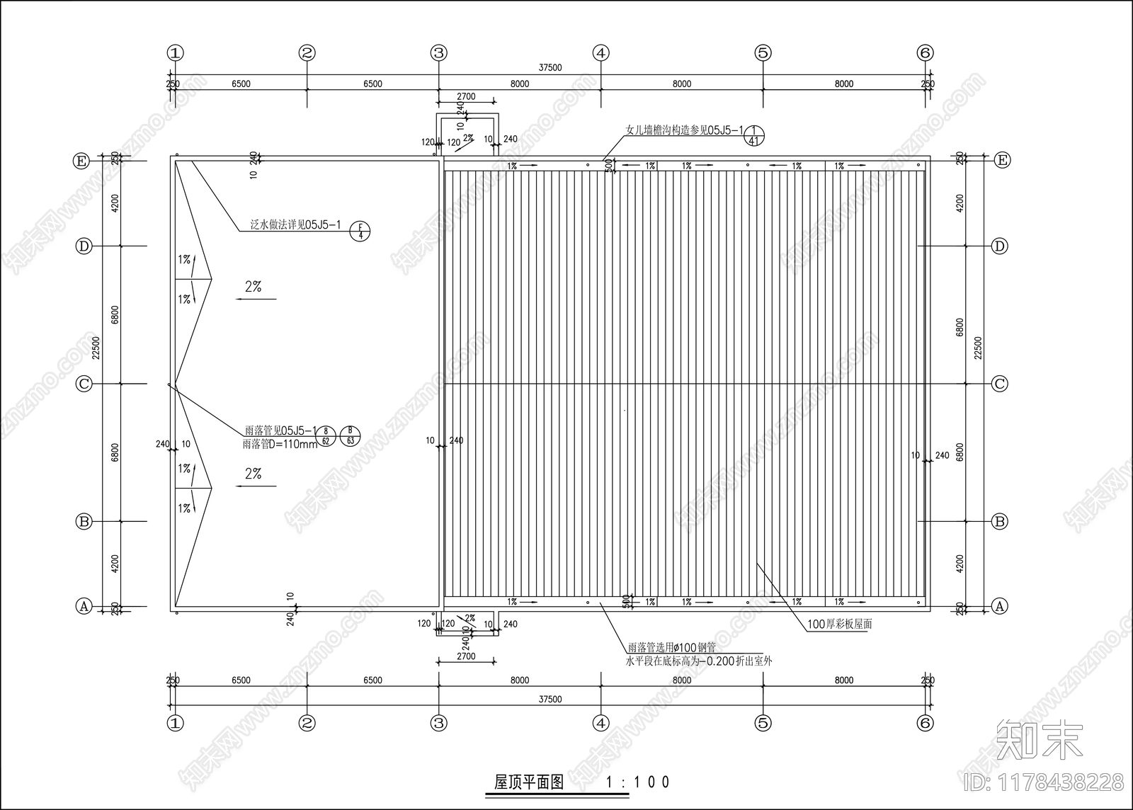 现代剧院cad施工图下载【ID:1178438228】