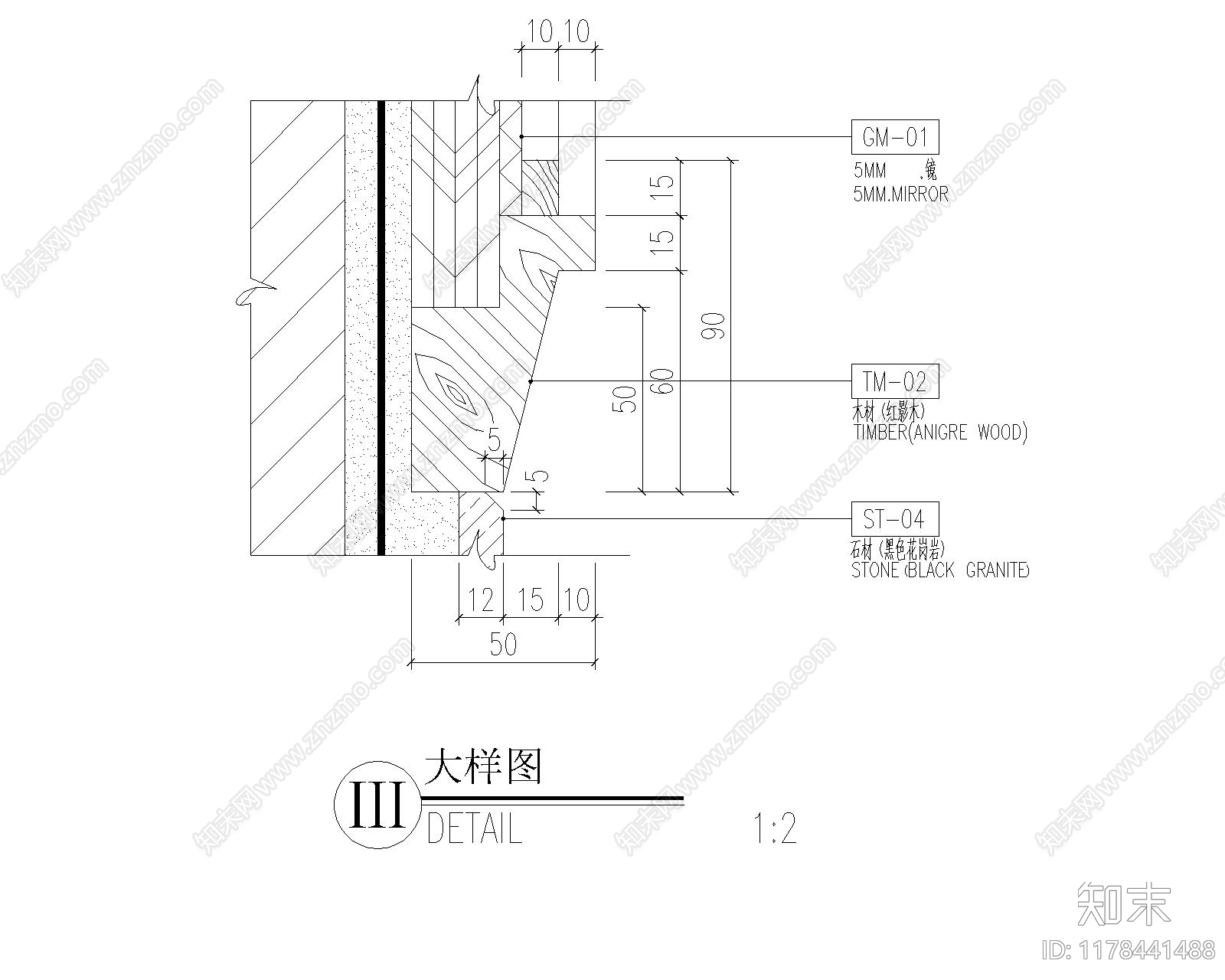 现代其他节点详图cad施工图下载【ID:1178441488】