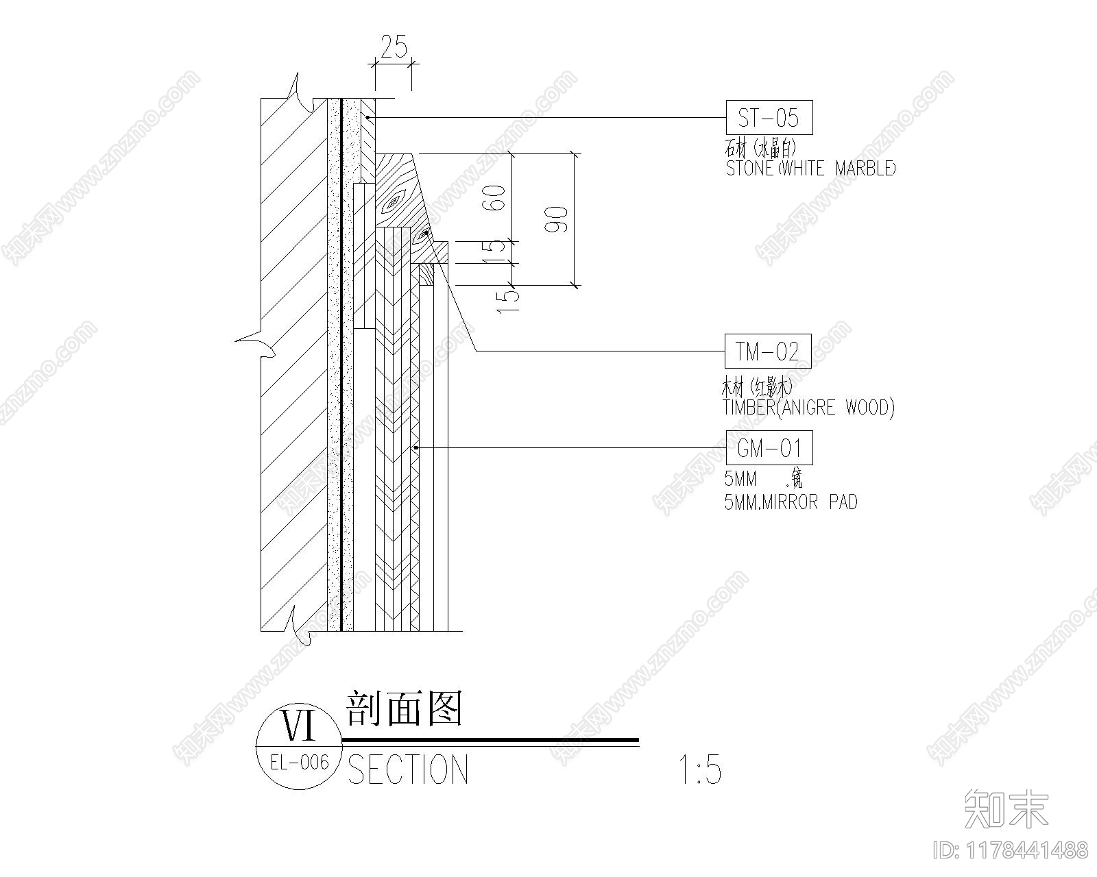 现代其他节点详图cad施工图下载【ID:1178441488】