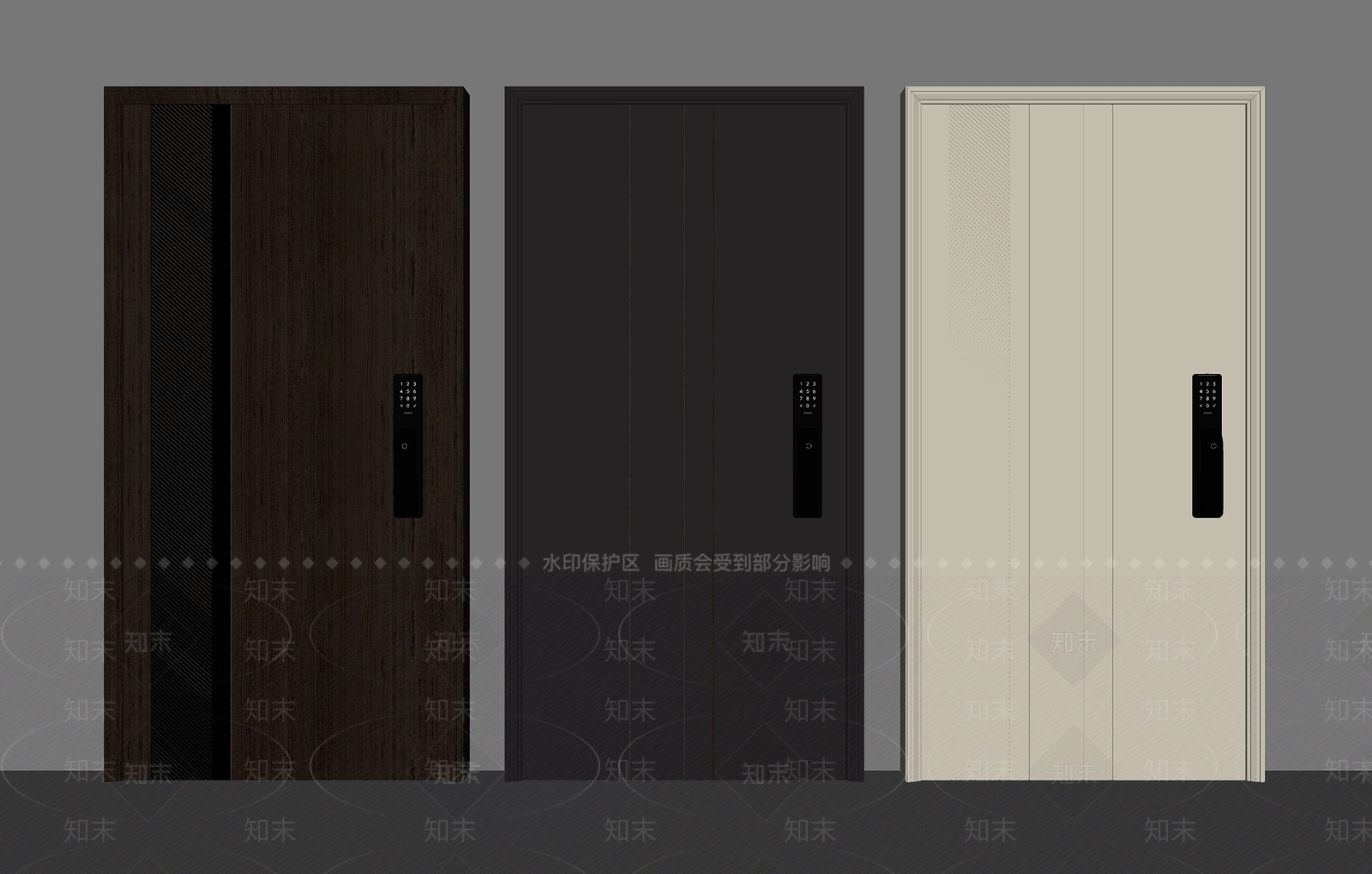 现代其他门SU模型下载【ID:1178444016】