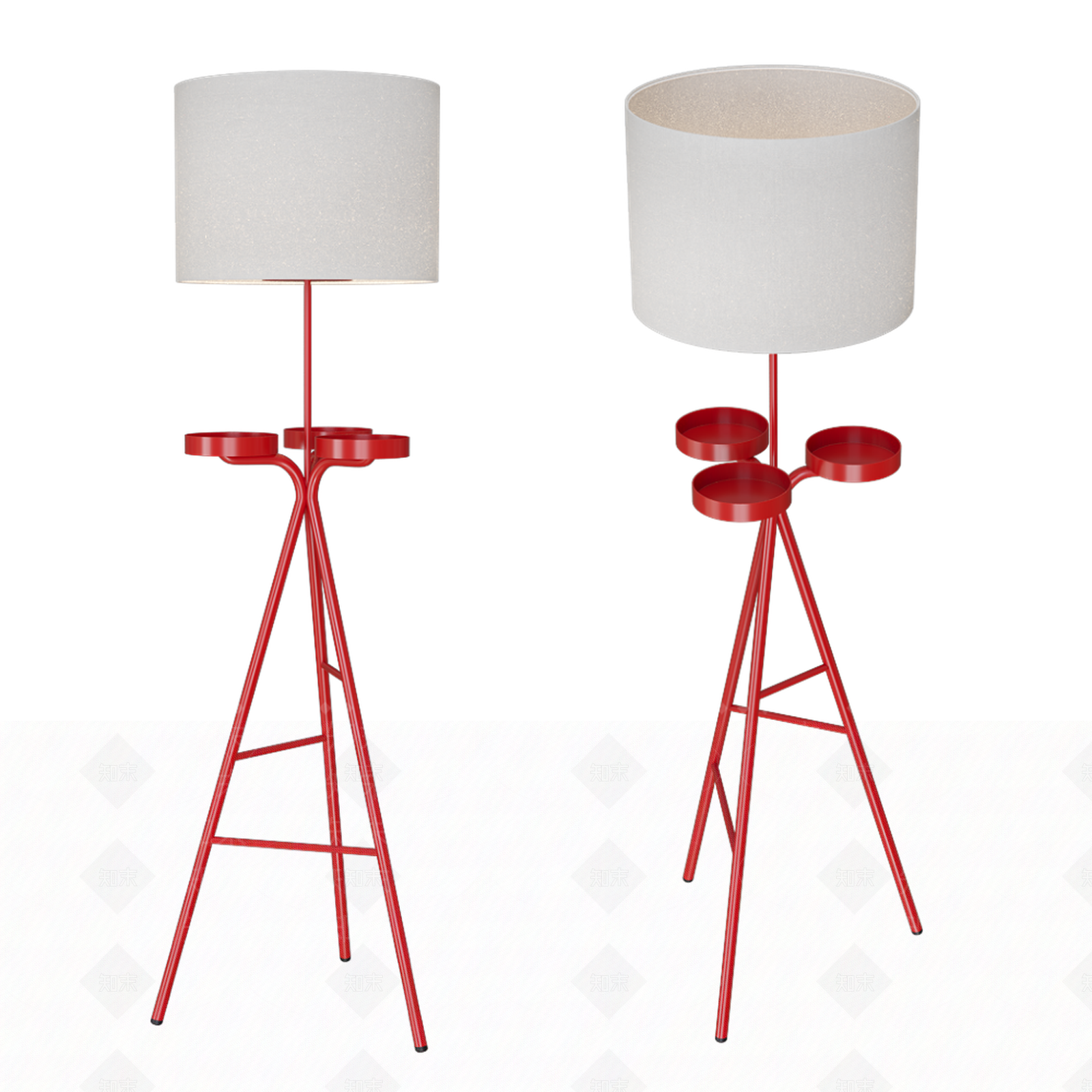 美式欧式落地灯SU模型下载【ID:1178447761】