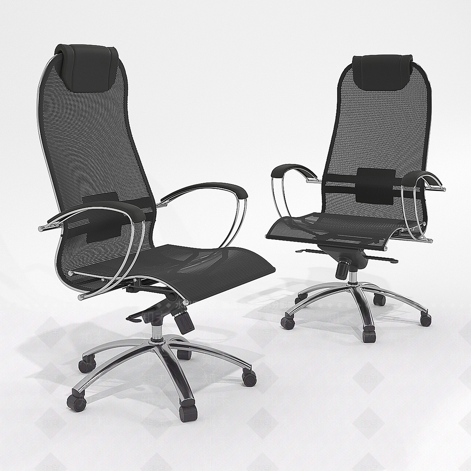 办公桌椅3D模型下载【ID:1178460197】