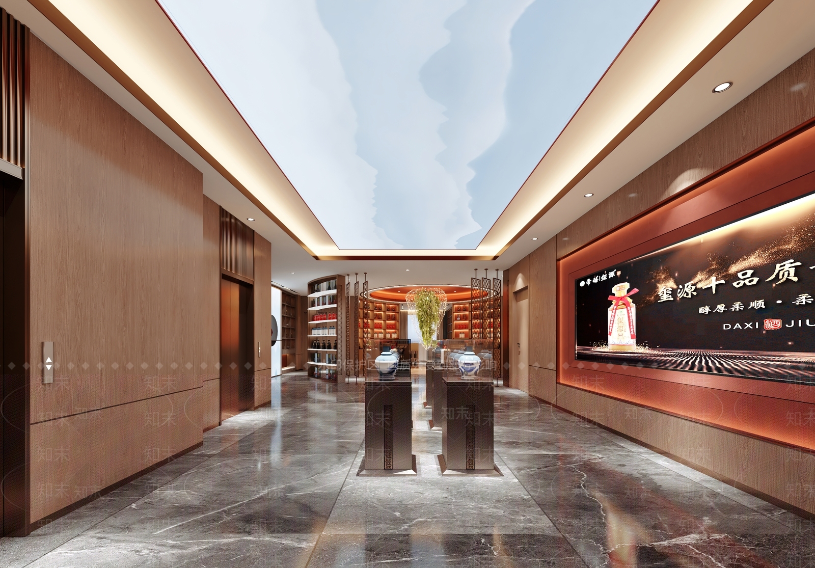 现代烟酒店3D模型下载【ID:1178467713】