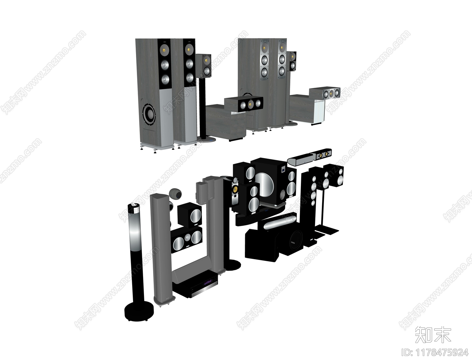 音响SU模型下载【ID:1178475924】