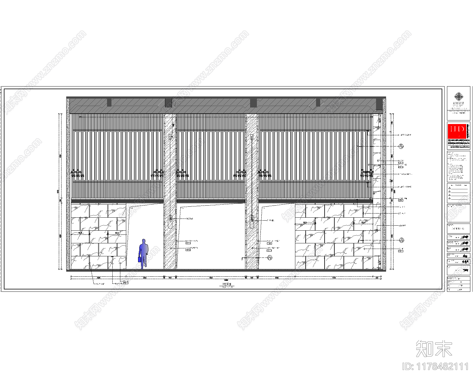 新中式酒店施工图下载【ID:1178482111】