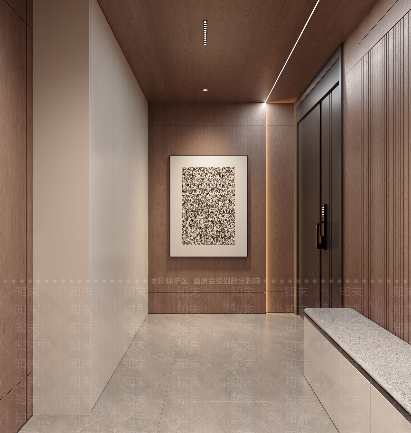 现代玄关3D模型下载【ID:1221750367】