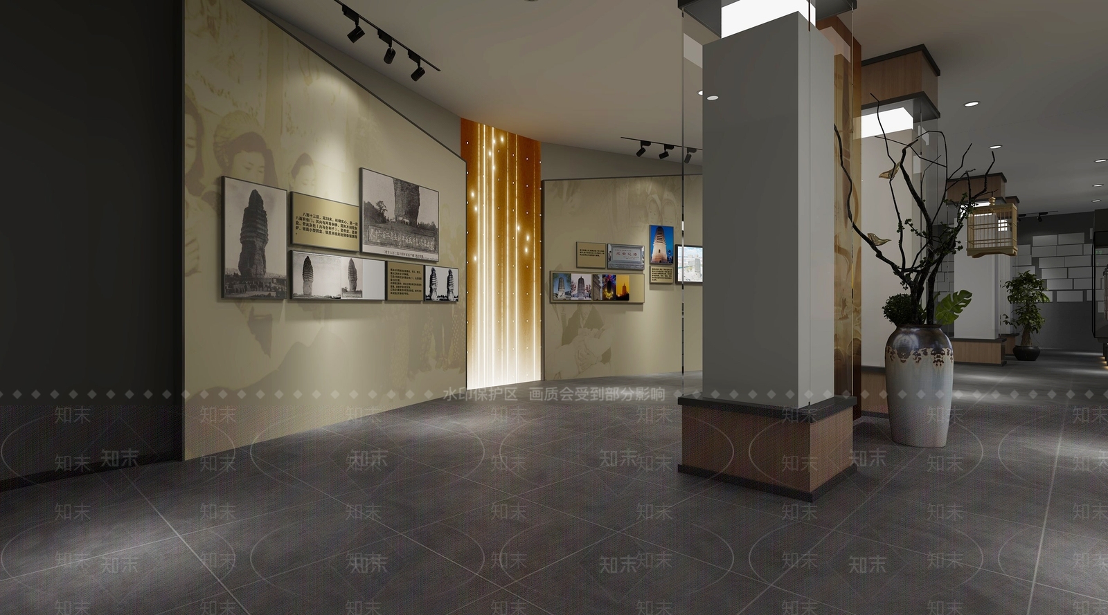 现代新中式博物馆3D模型下载【ID:1178513050】