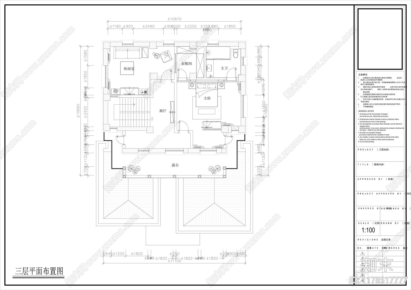 别墅cad施工图下载【ID:1178517777】