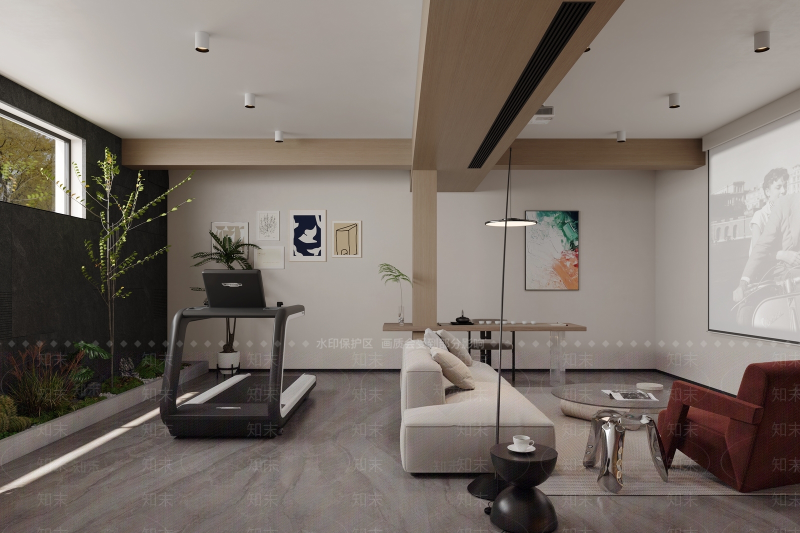 现代影音室3D模型下载【ID:1178529578】