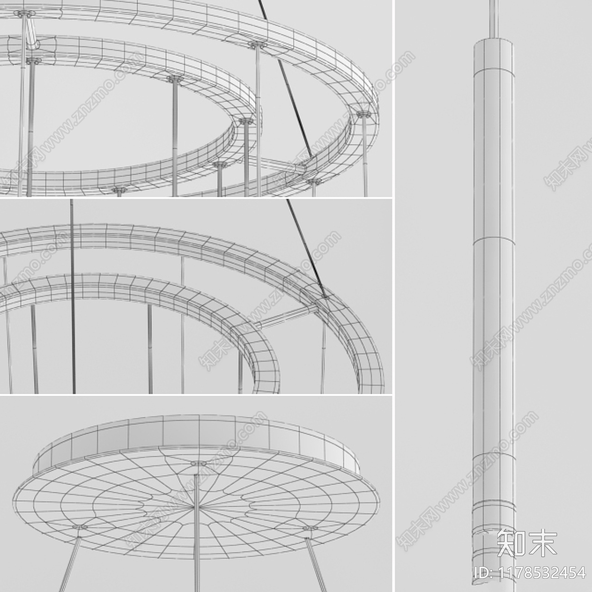 吊灯3D模型下载【ID:1178532454】