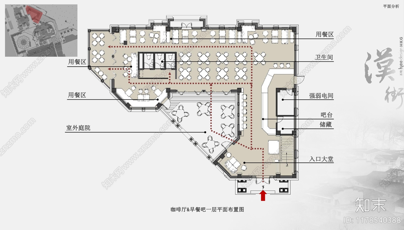 新中式现代民宿施工图下载【ID:1178540388】