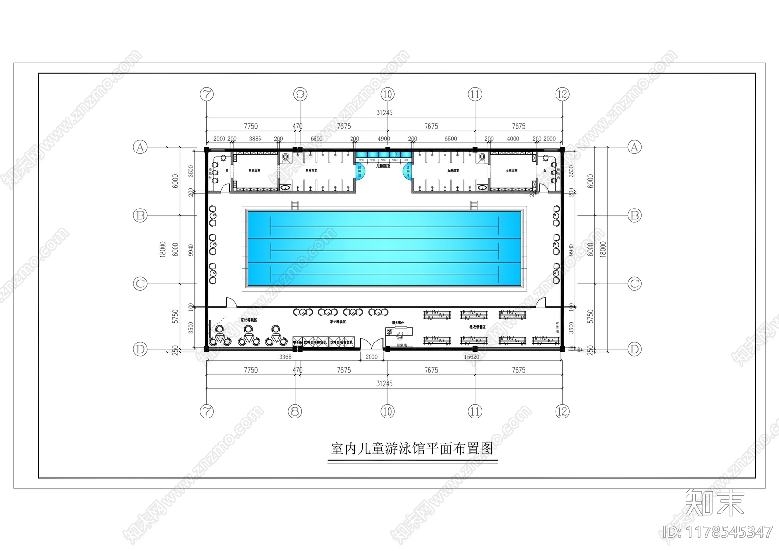 现代其他运动场地cad施工图下载【ID:1178545347】