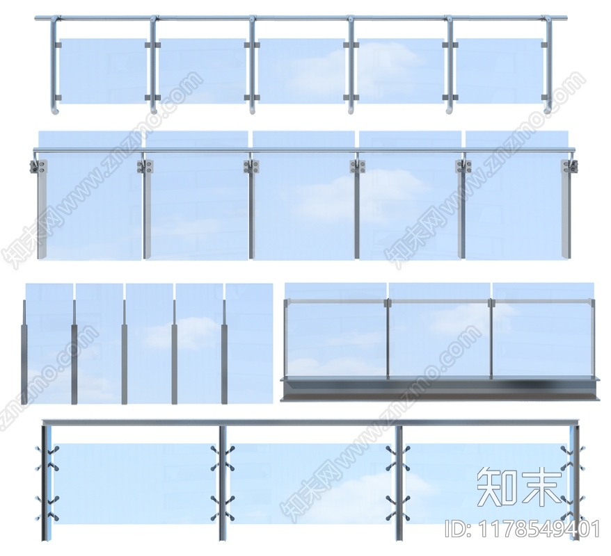 现代栏杆下载【ID:1178549401】