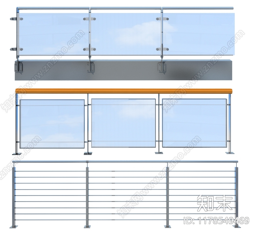 现代栏杆下载【ID:1178549469】