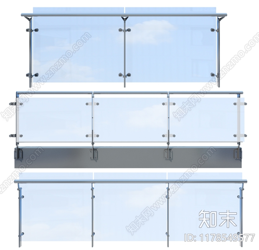 现代栏杆下载【ID:1178549577】