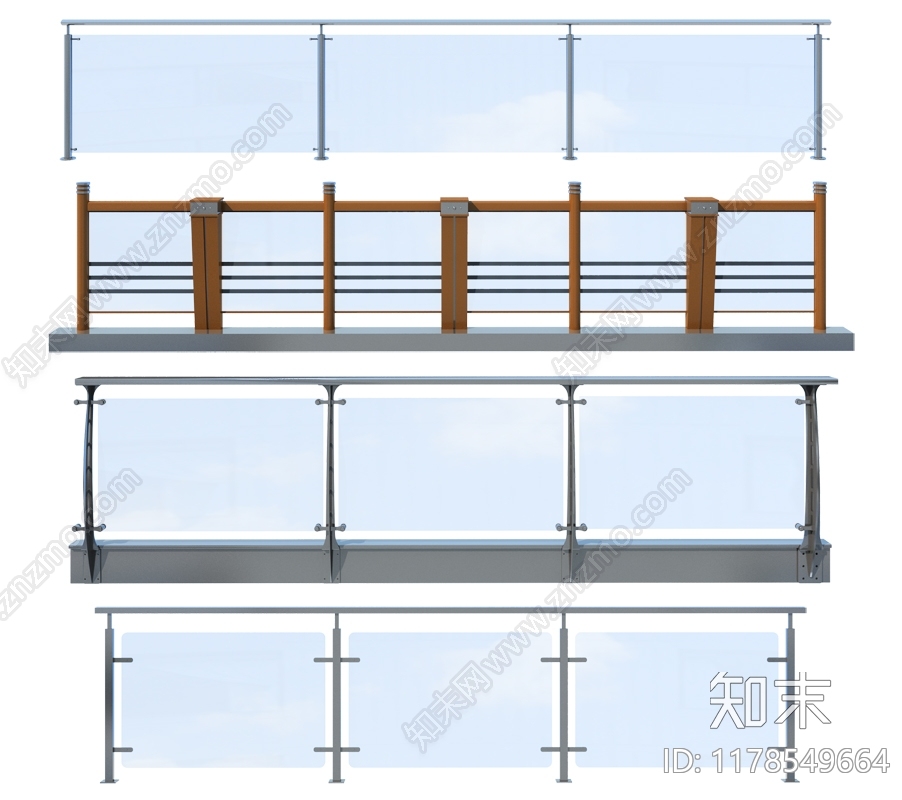 现代栏杆下载【ID:1178549664】