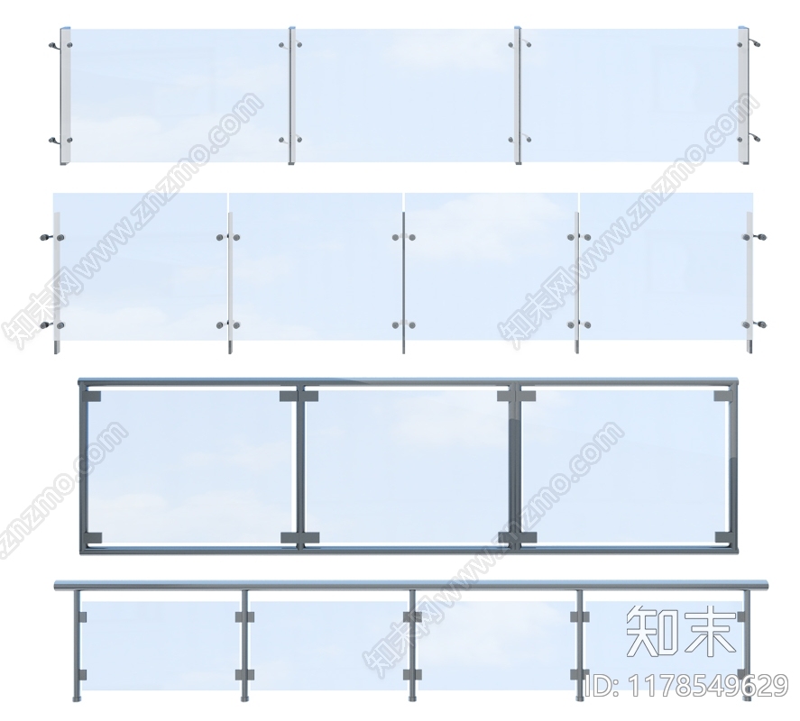 现代栏杆下载【ID:1178549629】