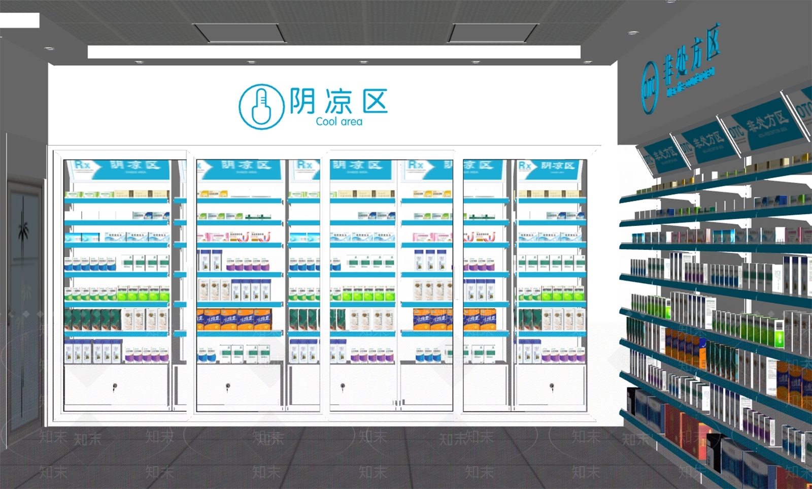 现代其他店铺SU模型下载【ID:1178551979】