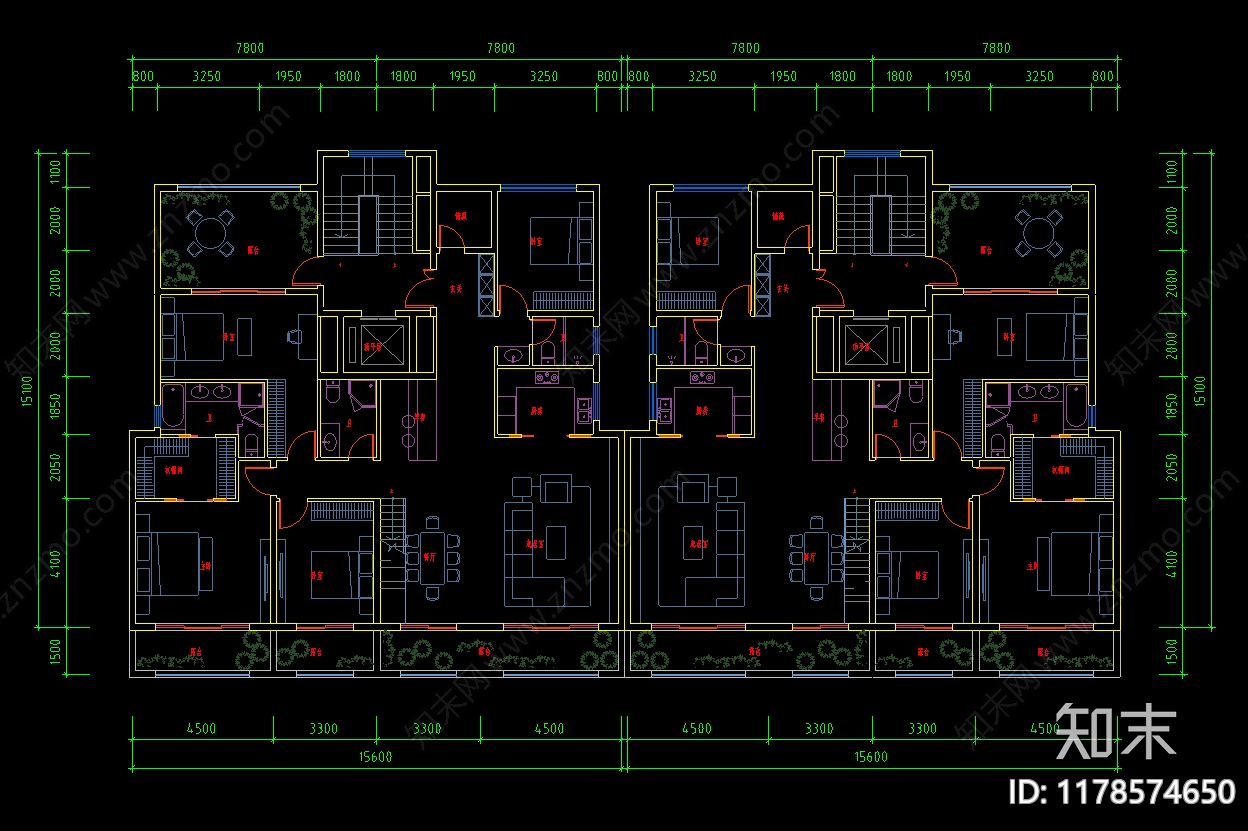 建筑平面图施工图下载【ID:1178574650】