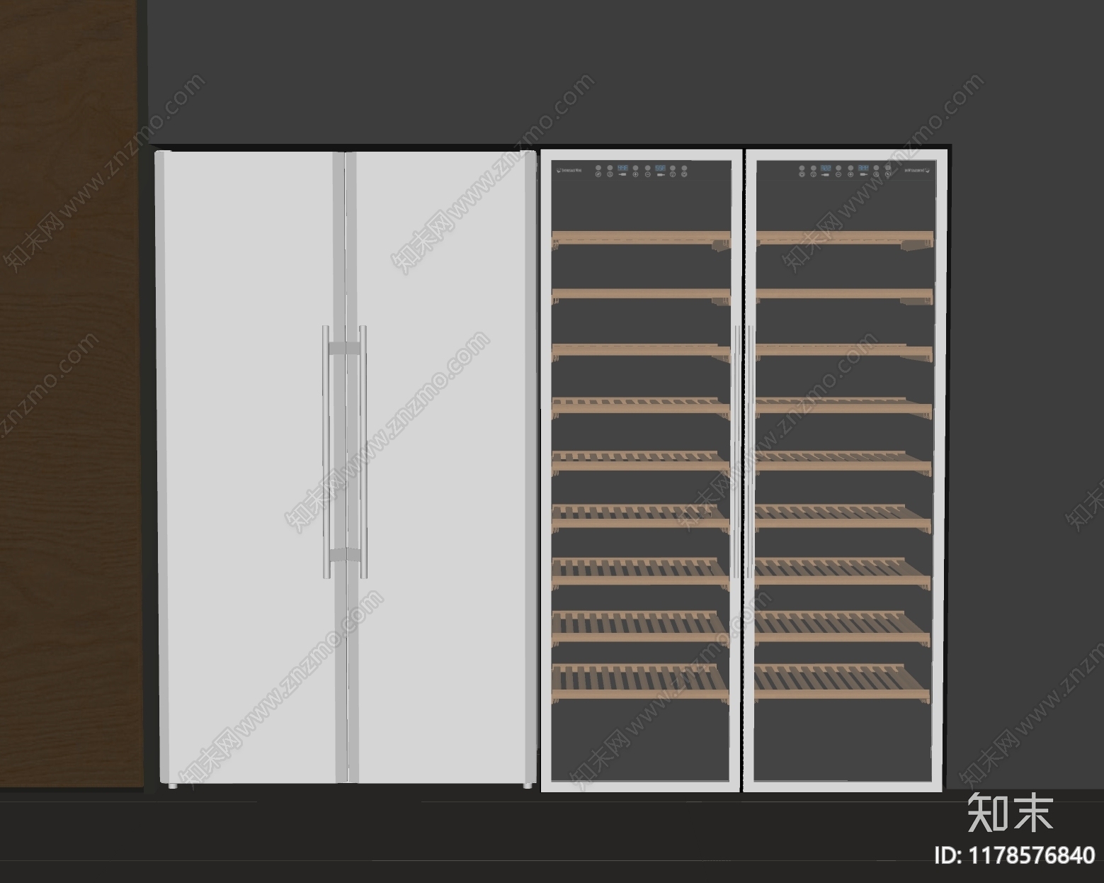 冰箱SU模型下载【ID:1178576840】