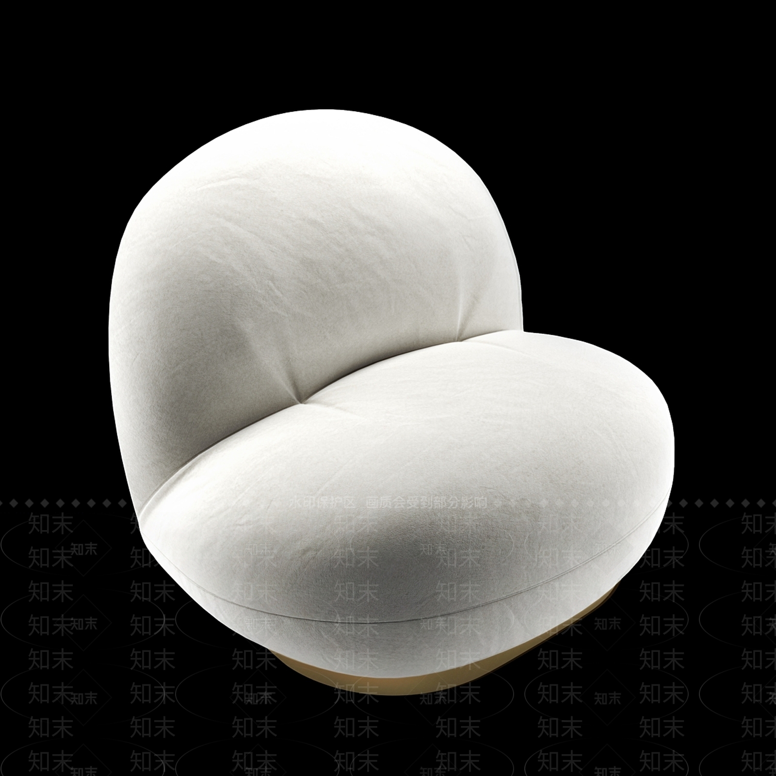 沙发凳3D模型下载【ID:1178580028】
