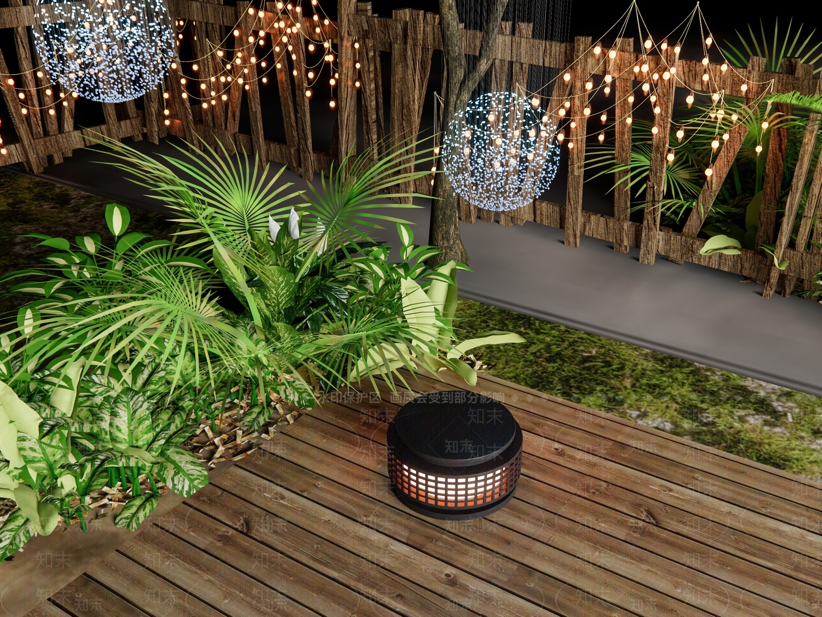 现代其他户外灯3D模型下载【ID:1178588848】