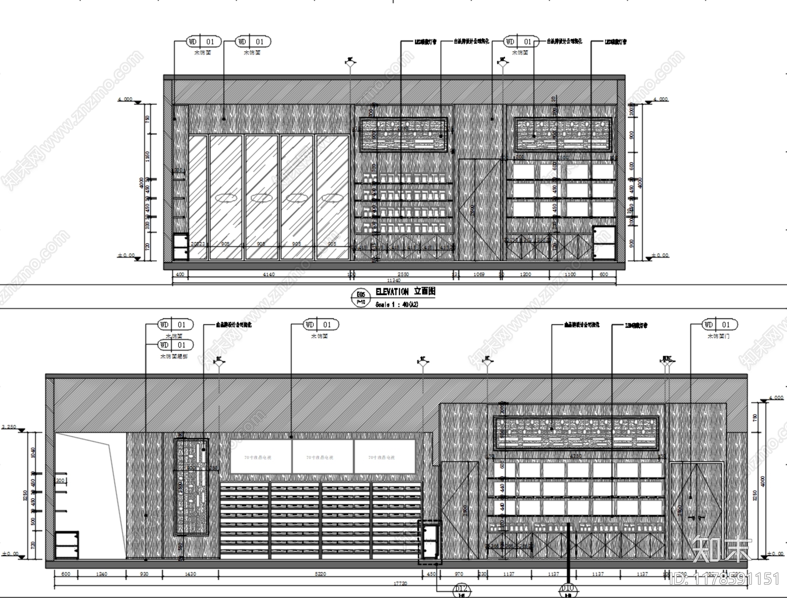 新中式其他商业空间施工图下载【ID:1178591151】