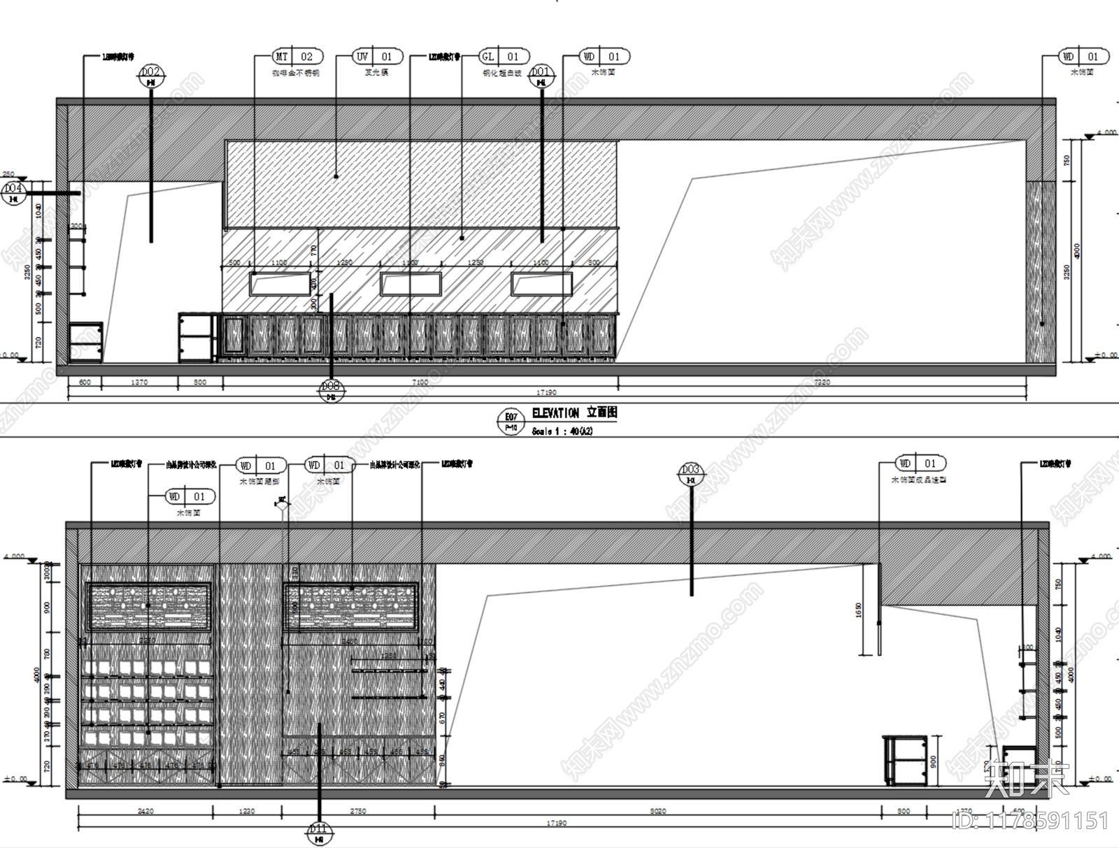 新中式其他商业空间施工图下载【ID:1178591151】