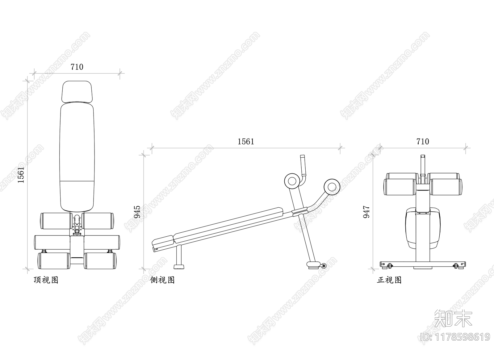 现代运动器材cad施工图下载【ID:1178598619】