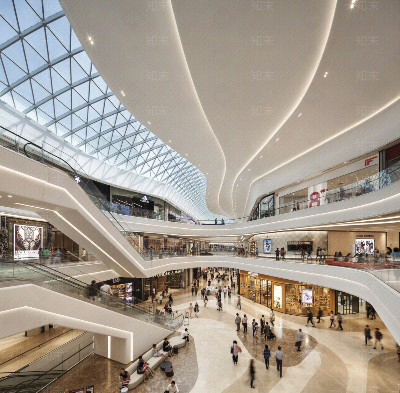 现代商场贴图下载【ID:1178613760】