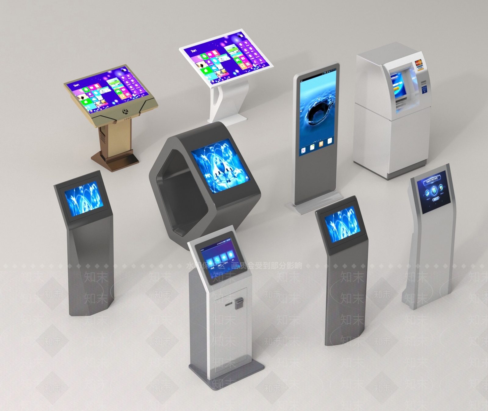 公用器材3D模型下载【ID:1178620511】