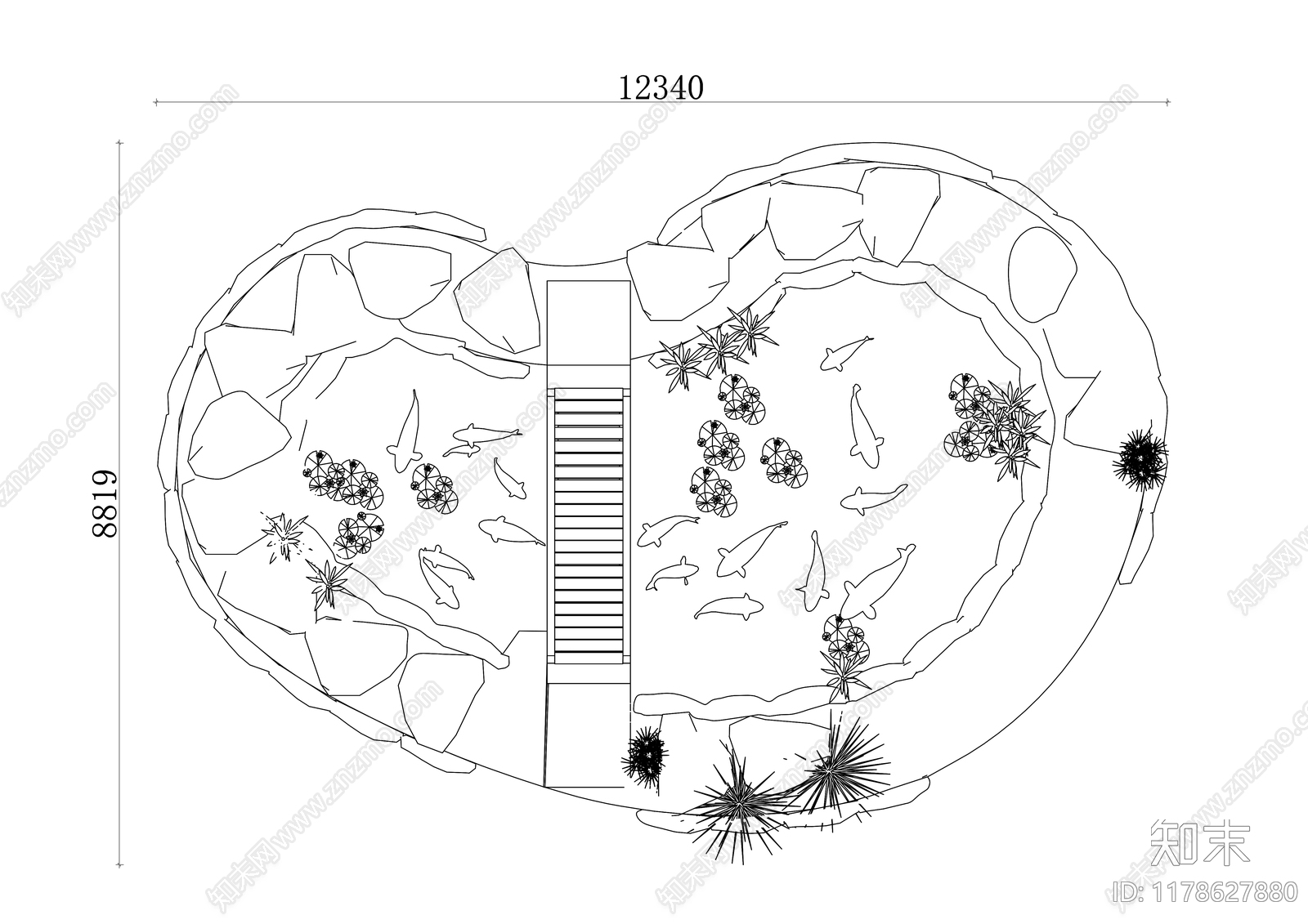 现代综合景观小品施工图下载【ID:1178627880】