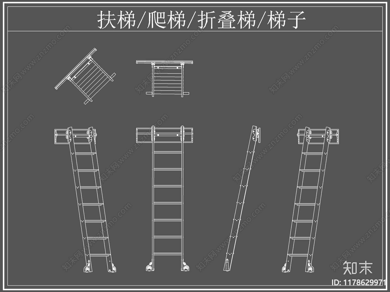 现代栏杆施工图下载【ID:1178629971】
