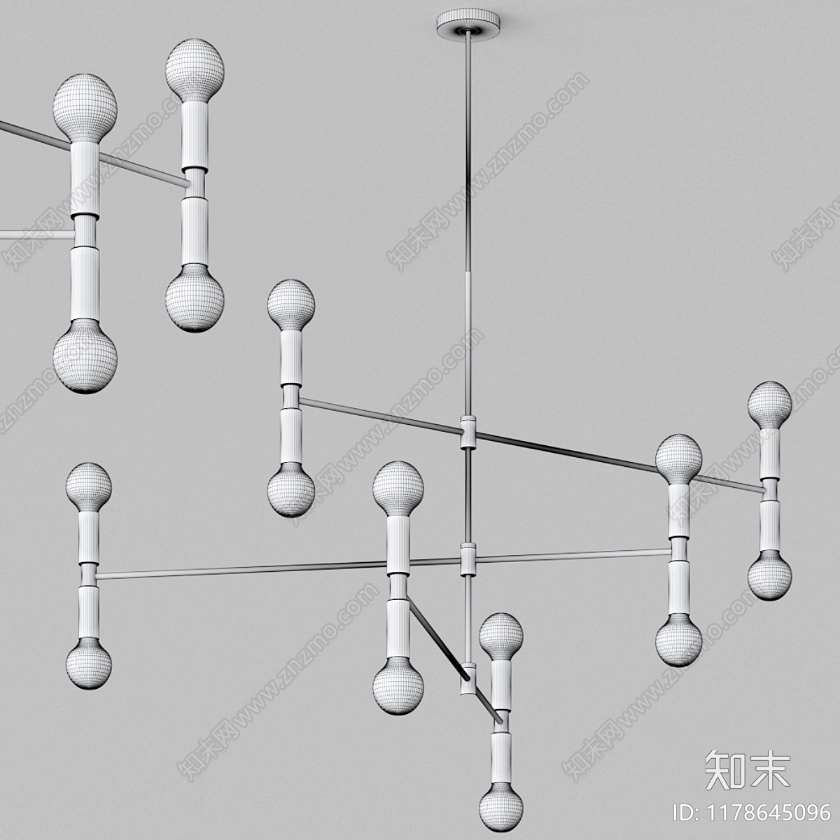 吊灯3D模型下载【ID:1178645096】