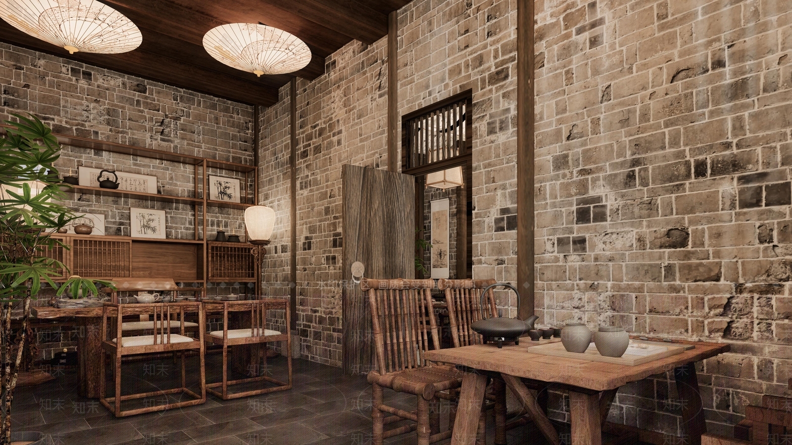 中式新中式其他店铺SU模型下载【ID:1178864103】