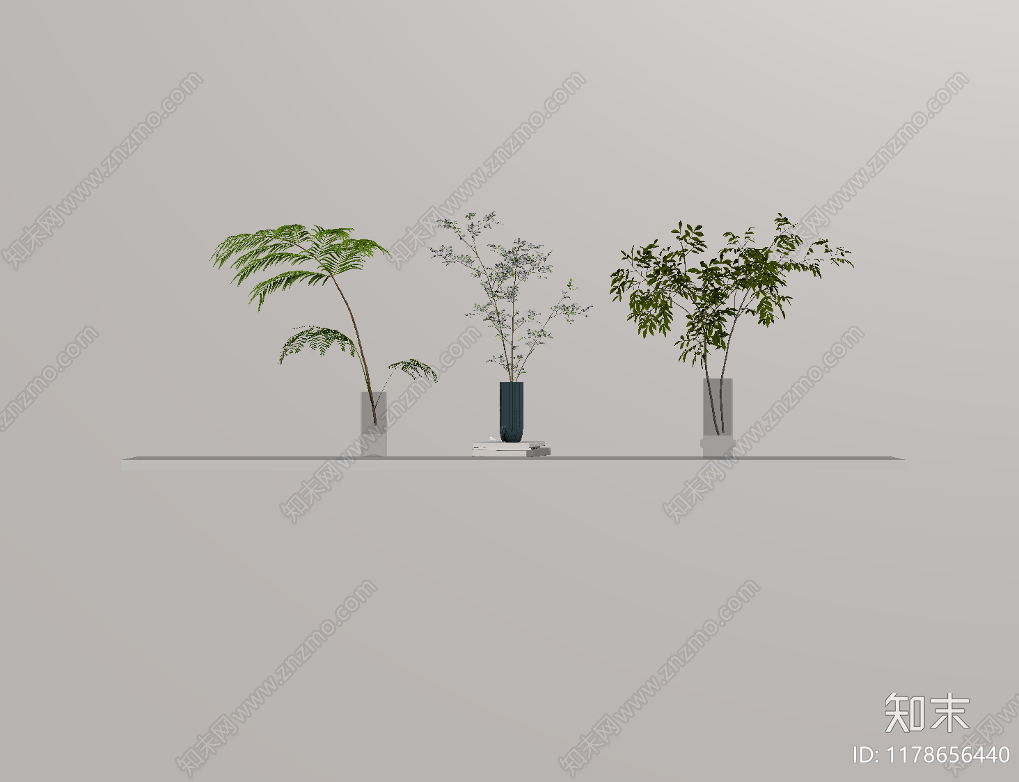 水生植物SU模型下载【ID:1178656440】