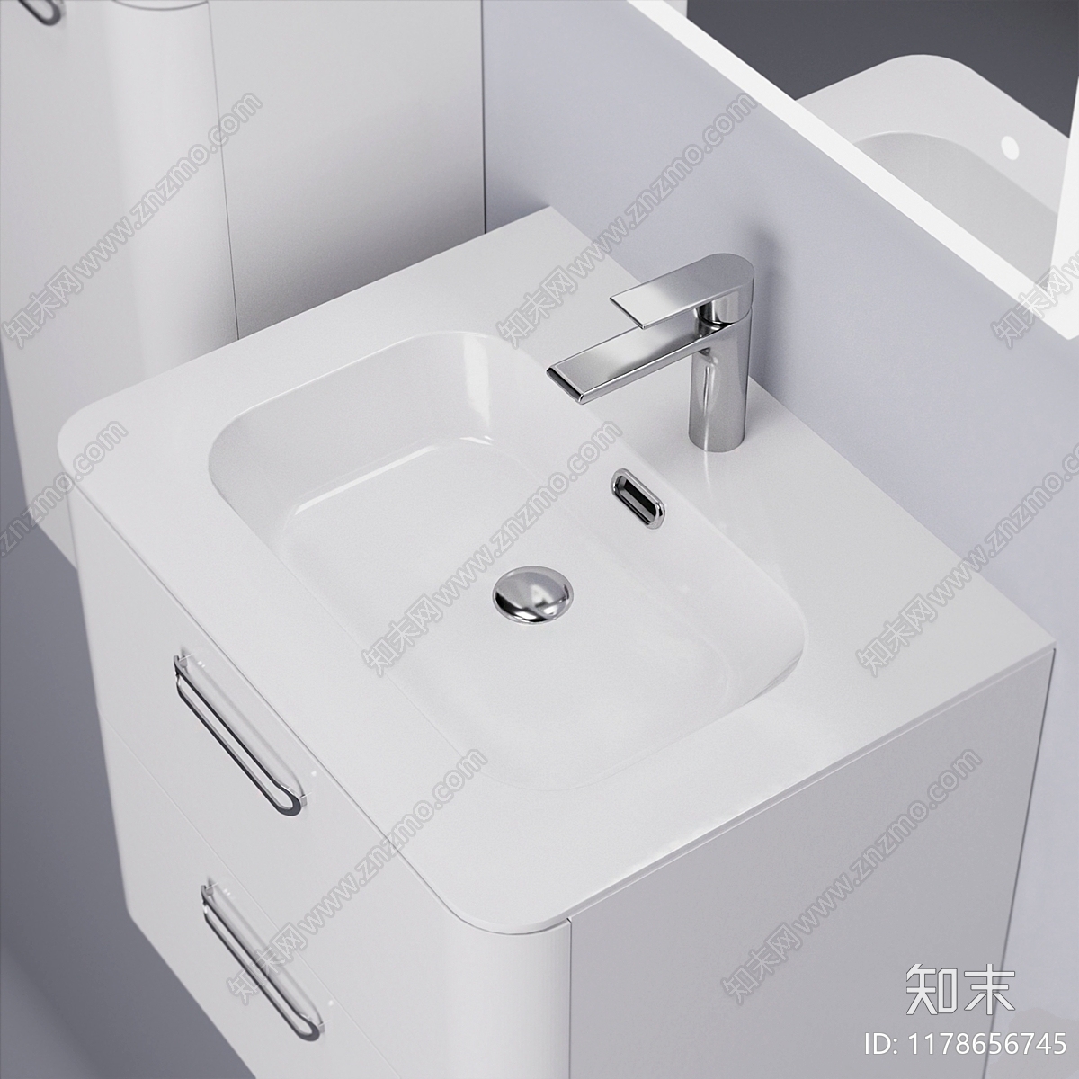 洗手台3D模型下载【ID:1178656745】