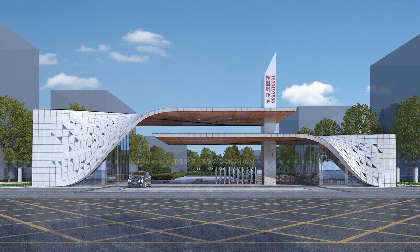 现代其他公共建筑3D模型下载【ID:1178665305】