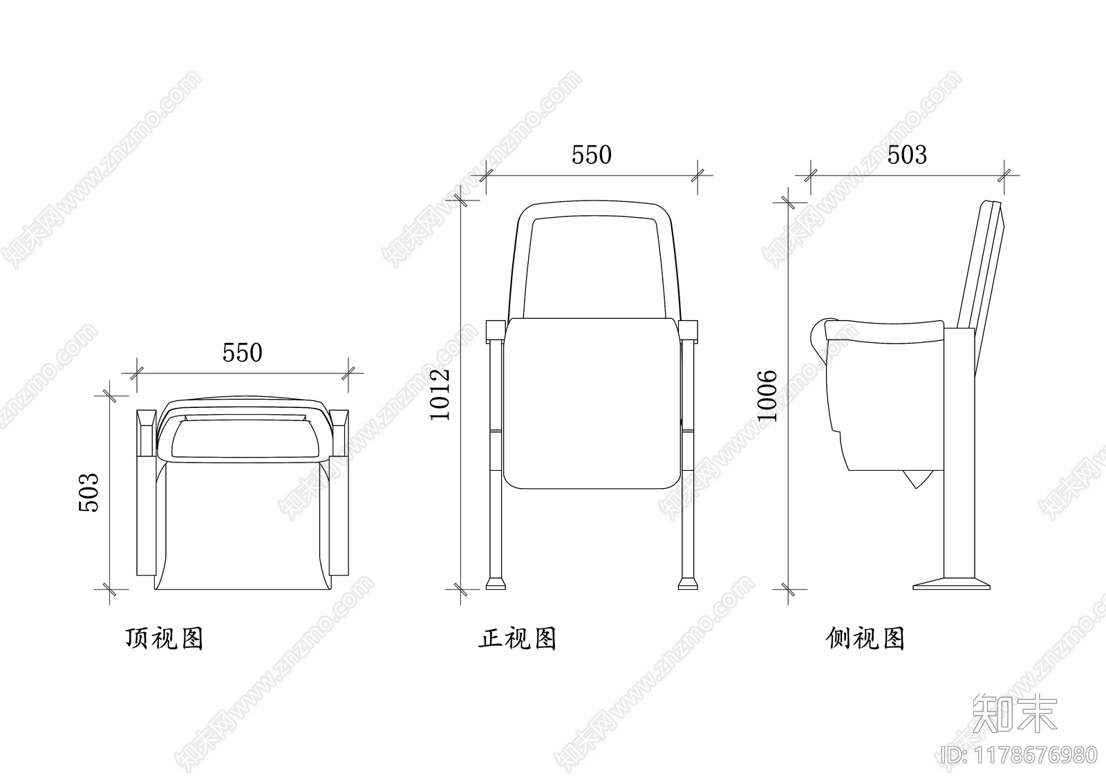 现代看台施工图下载【ID:1178676980】