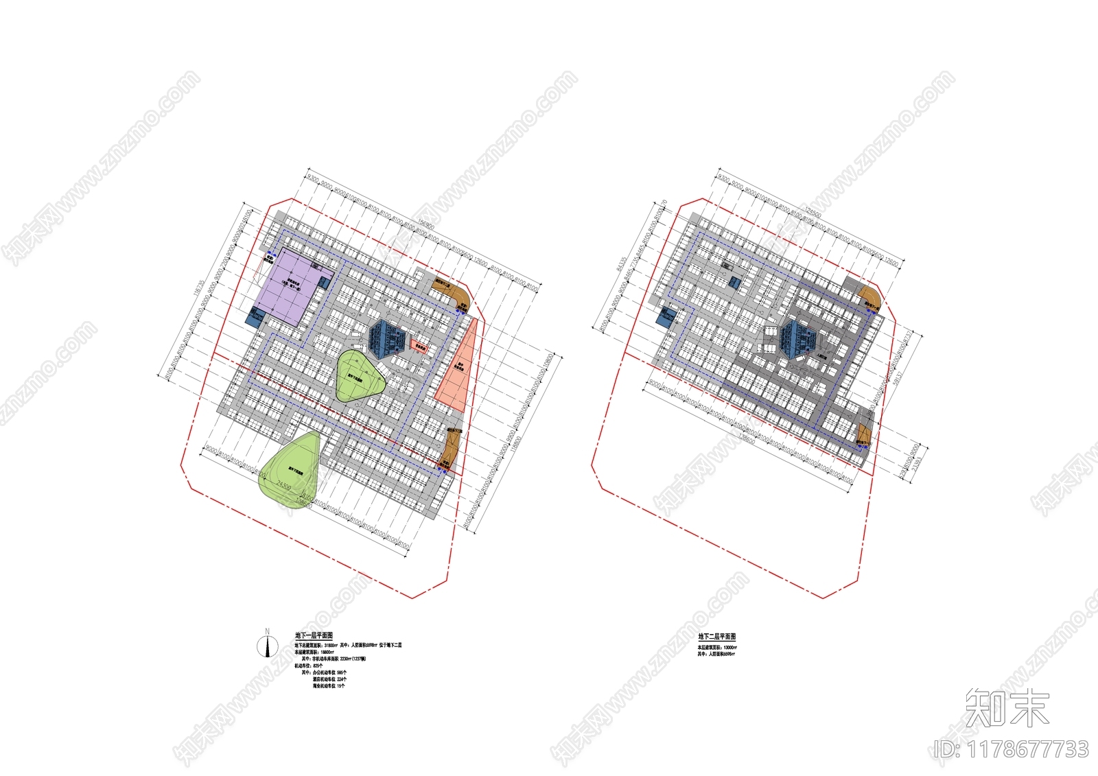 现代住宅楼建筑施工图下载【ID:1178677733】