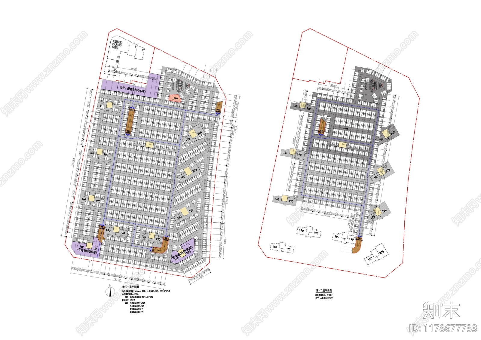 现代住宅楼建筑施工图下载【ID:1178677733】