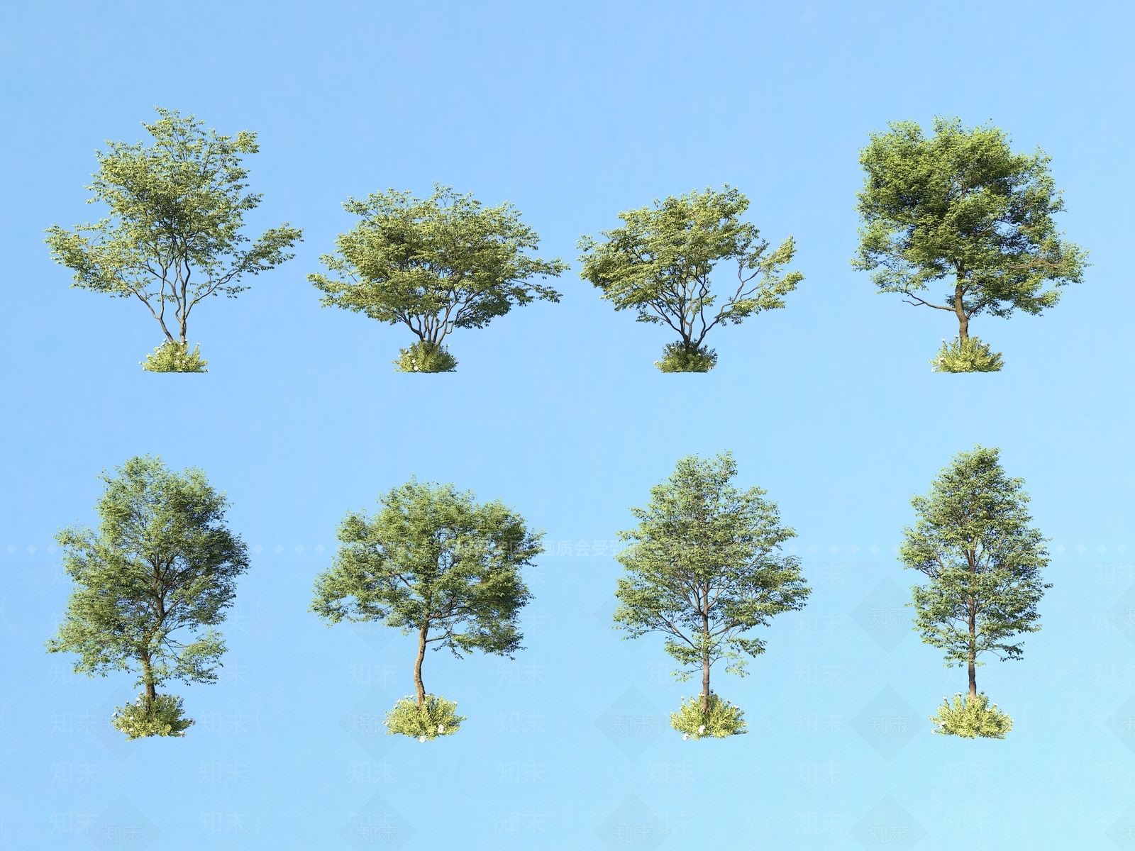 景观树3D模型下载【ID:1178678277】