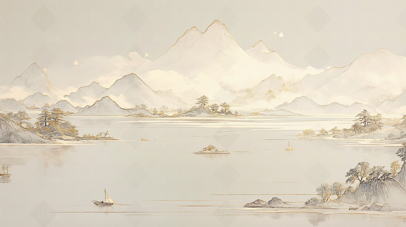 新中式中式壁纸贴图下载【ID:1178682173】