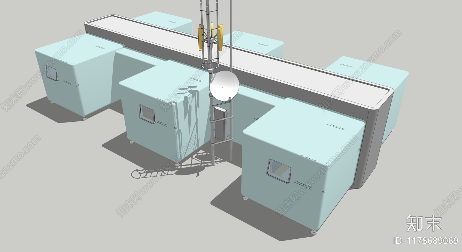 现代小公建SU模型下载【ID:1178689069】